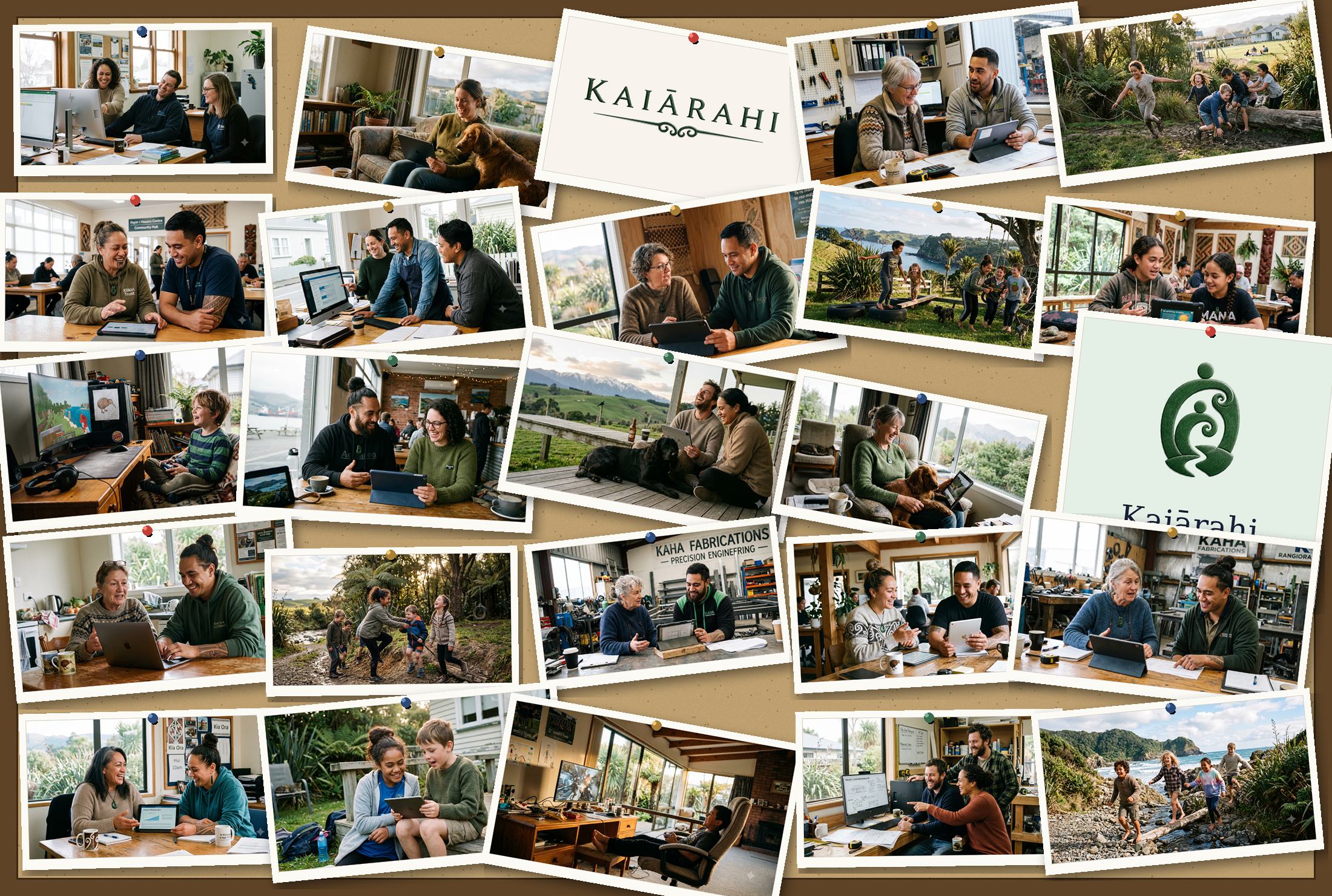 New Zealanders of all ages and backgrounds learning with Kaiārahi